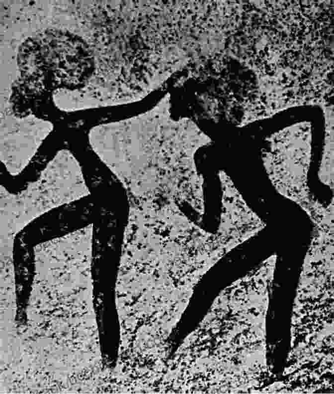 A Group Of Pictographs Depicting Humans Engaged In A Ritual Or Ceremonial Gathering Hidden Thunder: Rock Art Of The Upper Midwest