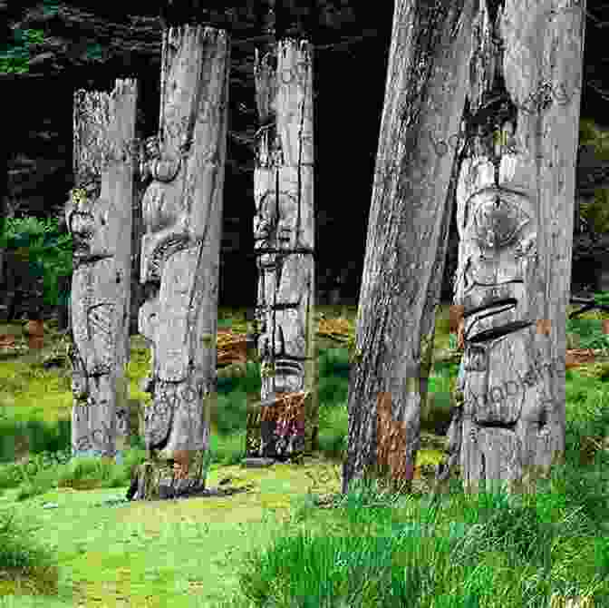 A Panoramic View Of A Vast And Rolling Landscape, Dotted With Ancient Totem Poles And Lush Forests. White Mask: A Re Celebration Of My First Nation Heritage A Memoir