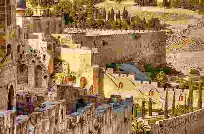 A Panoramic View Of The Ancient City Of Jerusalem With The Russian Pilgrims To Jerusalem