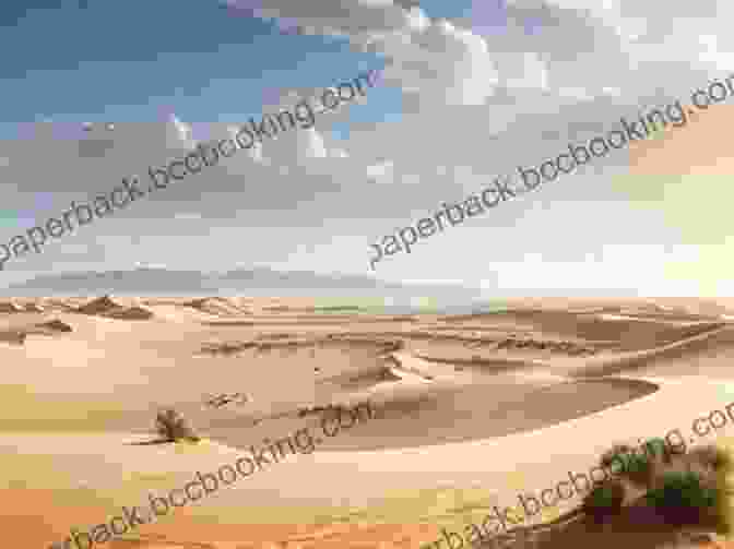 A Vast And Breathtaking Desert Landscape With Rolling Sand Dunes And A Distant Mountain Range Desert Catching Twilight (The Twilight Expedition Series)