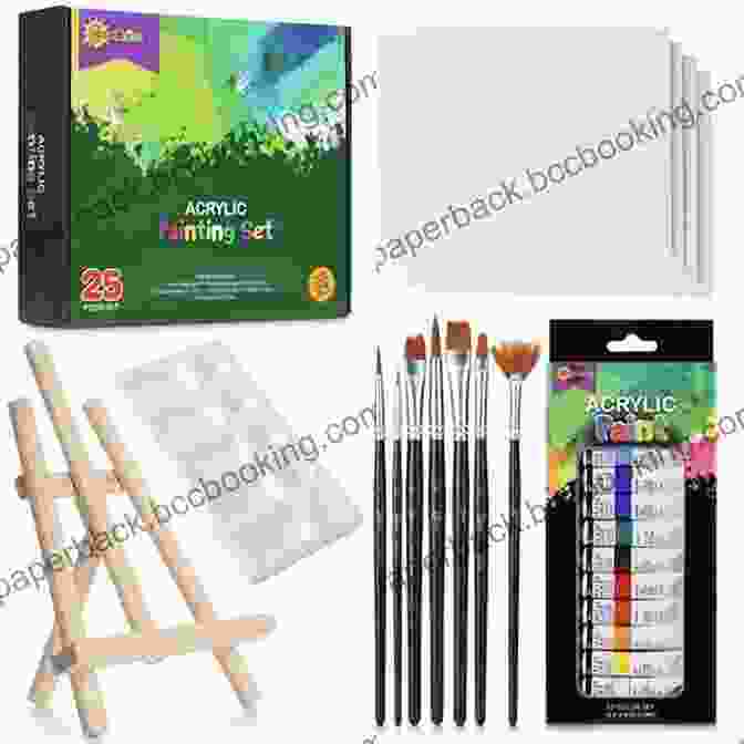 Acrylic Painting Supplies Including Paints, Brushes, And Canvas 6 FUNDAMENTAL ACRYLIC PAINTING TECHNIQUES FOR BEGINNERS: Acrylic Paint A Relatively New Artistic Medium