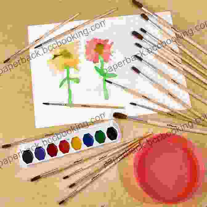 An Assortment Of Watercolor Paints, Brushes, And Paper, Illustrating The Basics Of Watercolor Painting How To Watercolor Paint: The Essential Newbie S Guide To Paint Using Brilliant Techniques And Amazing Projects