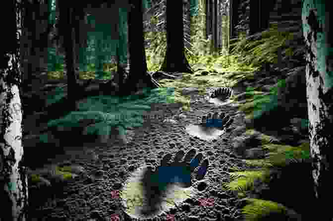 An Enchanting Portrayal Of Bigfoot, Its Massive Footprint Dominating The Forest Floor Adventures In Cryptozoology: Hunting For Yetis Mongolian Deathworms And Other Not So Mythical Monsters (Almanac Of Mythological Creatures Cryptozoology Cryptid Big Foot)