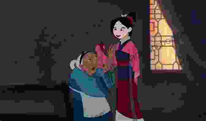 An Illustration Of Mulan Sitting With Her Grandmother, Her Eyes Filled With Wisdom And Guidance. A Place For Mulan Maria Isabel Sanchez Vegara