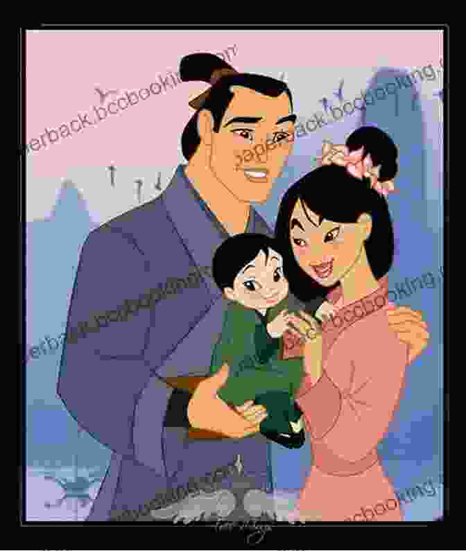 An Illustration Of Mulan Surrounded By Her Family, Her Eyes Filled With Love And Belonging. A Place For Mulan Maria Isabel Sanchez Vegara