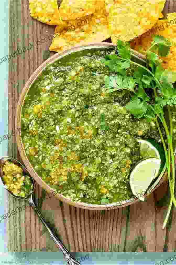 Bright Green Salsa Verde With Fresh Cilantro And Spices The Austin Breakfast Tacos Cookbook: Austin Breakfast Tacos Recipes To Try At Home: How To Make Austin Breakfast Tacos
