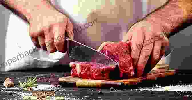 Close Up Of A Skilled Butcher Cleanly Cutting Meat From A Fresh Deer Carcass The Complete Guide To Hunting Butchering And Cooking Wild Game: Volume 1: Big Game