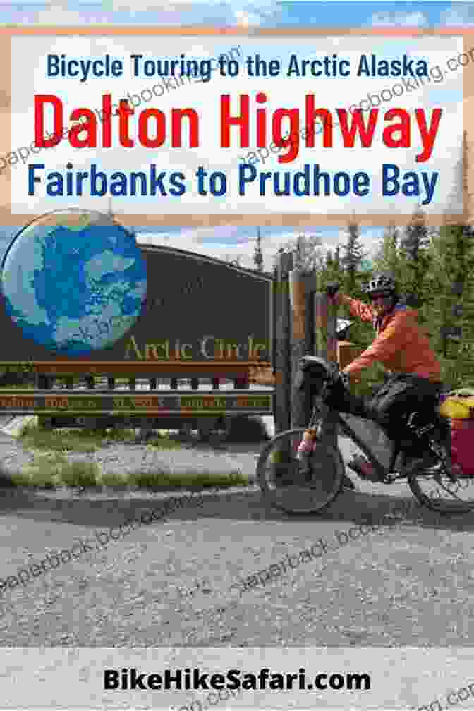 Close Up Of 'Dalton Highway By Bicycle' Guidebook Dalton Highway By Bicycle: Road To The Arctic Ocean Japanese Edition (THURSDAYBOMBER)