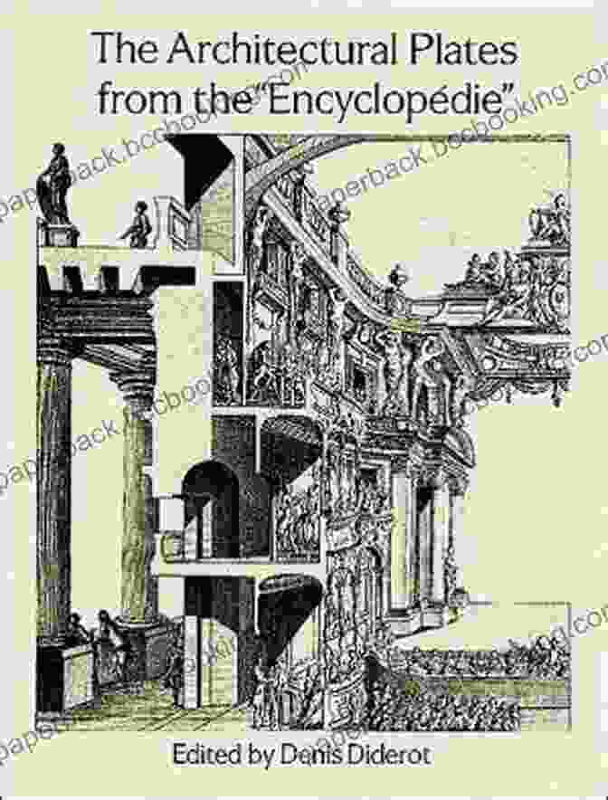 Cover Of 'The Architectural Plates From The Encyclopedie' Book, Featuring An Engraving Of The Pantheon In Rome The Architectural Plates From The Encyclopedie (Dover Architecture)