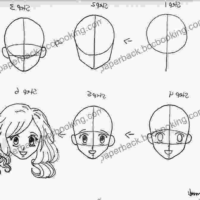 Draw The Hair Draw Quick Easy Anime Manga Faces: How To Draw Faces Step By Step: Anime Manga Art Lessons For Kids Teens Beginners Easy Drawing