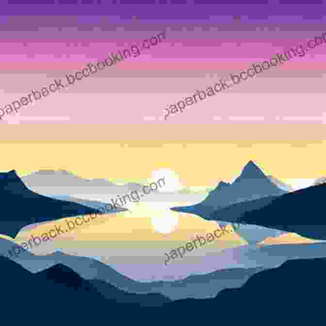 Drawing Of A Majestic Mountain Range With Towering Peaks, Rugged Cliffs, And A Serene Lake Paintings For Beginners: Step By Step To Draw Amazing Scenery: Making Paintings
