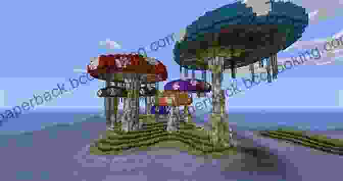 Enthralling Image Of A Minecraft Mushroom Island, Showcasing Its Towering Mushroom Trees And Lush Mycelium Ground Cover. Minecraft Mushroom Island Seeds Full Tips And Tricks Guide Strategy Cheats