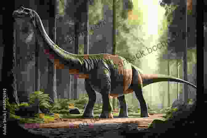 Full Page Illustration Of Brachiosaurus, Towering Over A Lush Forest Caution: Dinosaurs And You (Jurassic World Dominion) (Pictureback(R))