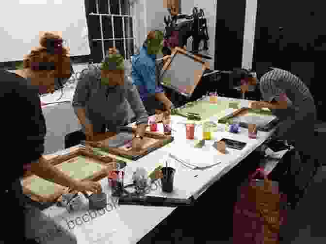 Group Of People Attending A Screen Printing Workshop, Collaborating And Sharing Ideas Peach Berserk S Silk Screen Now: Tips And Tricks To Make You A Silk Screen Star