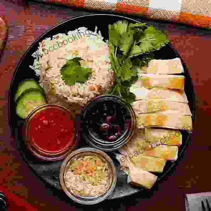 Hainanese Chicken Rice, A Classic Singaporean Chinese Dish A Chinese From Singapore