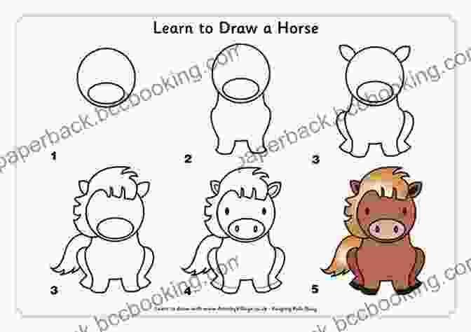 Horse Drawing How To Draw Animals For Kids: Draw 12 Animals Drawing Animals Made Easy