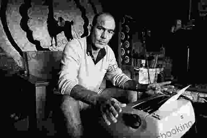 Hunter S. Thompson At Work, Scribbling On A Typewriter. Ancient Gonzo Wisdom: Interviews With Hunter S Thompson