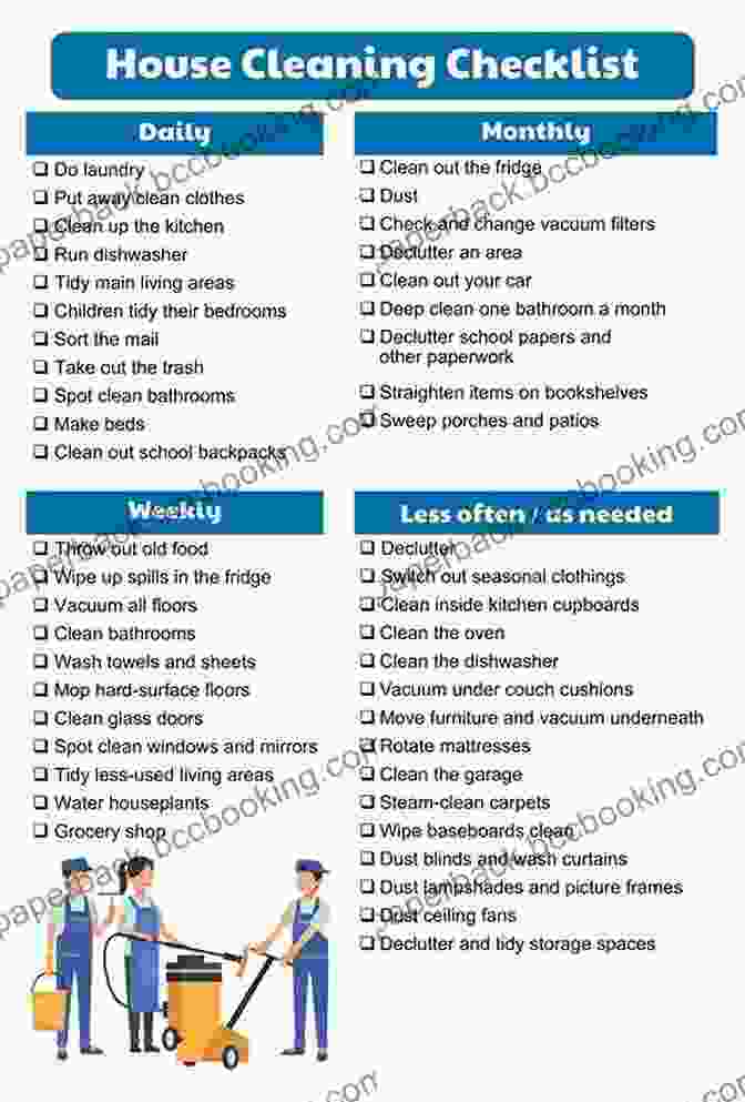 Image Of A Detailed Cleaning Schedule For Hotel Housekeeping Hotel Housekeeping Tips: Operating Efficiently