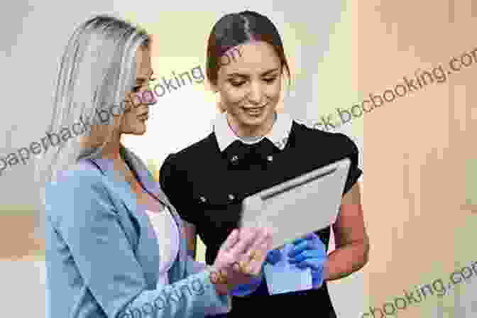 Image Of A Hotel Housekeeper Communicating With A Guest About Housekeeping Services Hotel Housekeeping Tips: Operating Efficiently