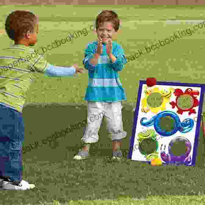 Kids Playing Beanbag Toss At A Birthday Party THE DIY AMAZING LOW COST CHILD S BIRTHDAY PARTY : Olde MacDonald Farm Birthday Party Games Decorations Checklists Set Up Lists Birthday Presents (Parties 4)
