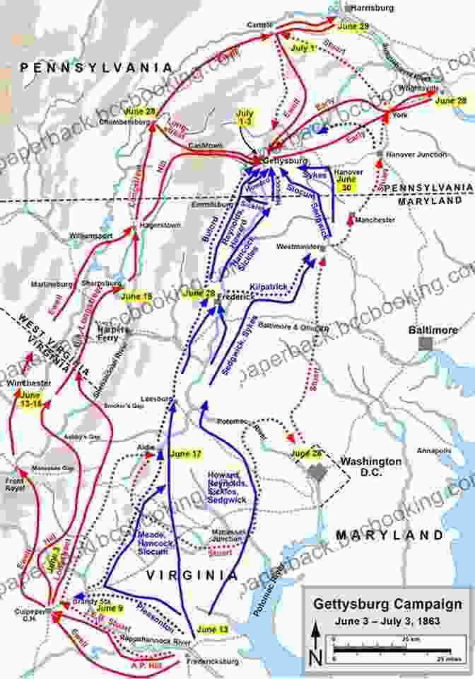 Map Of Kirby Smith's Military Campaigns In The Civil War GENERAL KIRBY SMITH Annotated And Illustrated