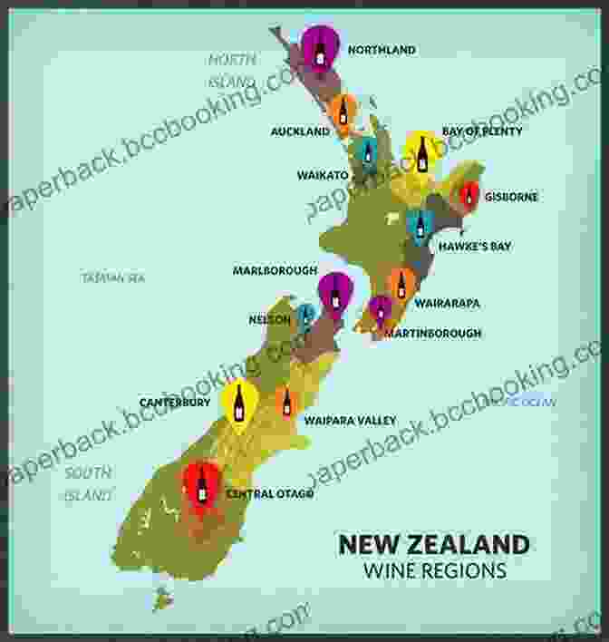 Map Of New Zealand Showing Different Wine Regions New Zealand Wine Guide: A Visitor S Guide