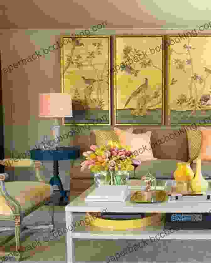 Modern Chinoiserie Living Room With Bold Colors, Geometric Patterns, And Asian Inspired Artwork Gary Bukovnik: CHINOISERIE