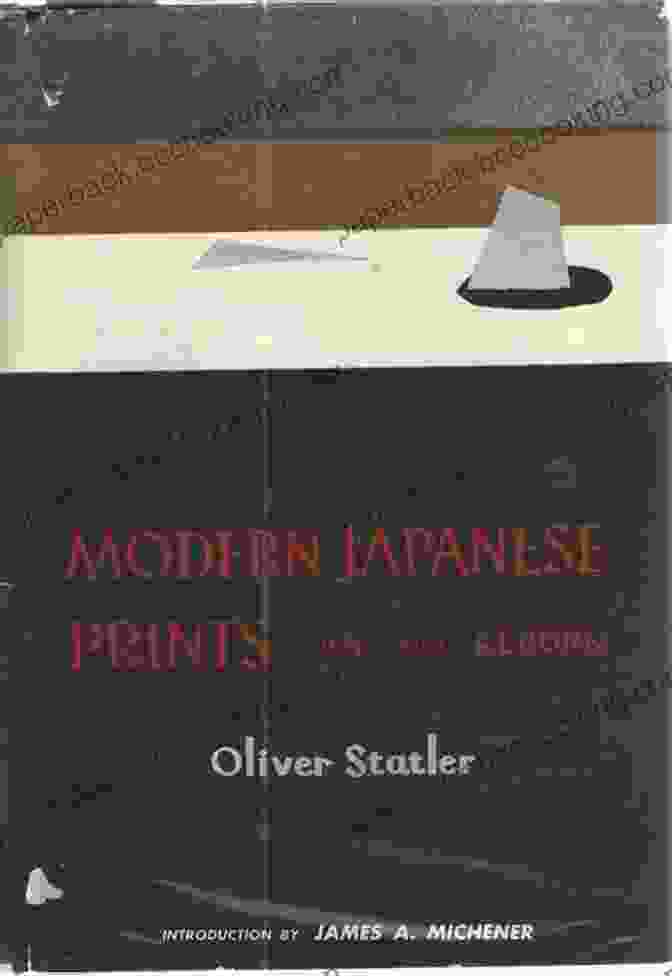 Modern Japanese Print From Statler's Collection Showing A Bustling City Scene With People And Buildings Modern Japanese Prints Statler