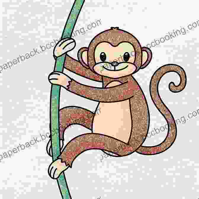 Monkey Drawing How To Draw Animals For Kids: Draw 12 Animals Drawing Animals Made Easy