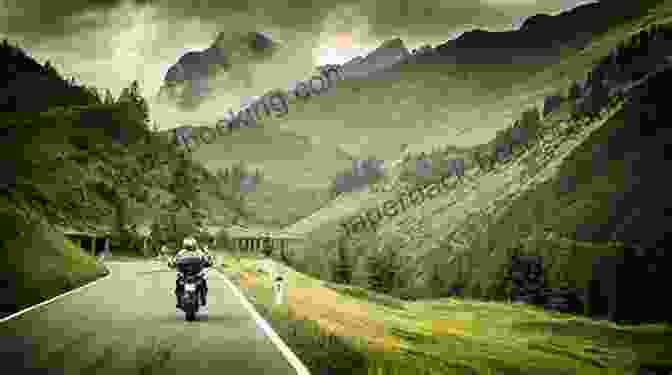 Motorcyclist On A Desolate Road, Surrounded By Mountains And Valleys Odyssey To Ushuaia: A Motorcycling Adventure From New York To Tierra Del Fuego
