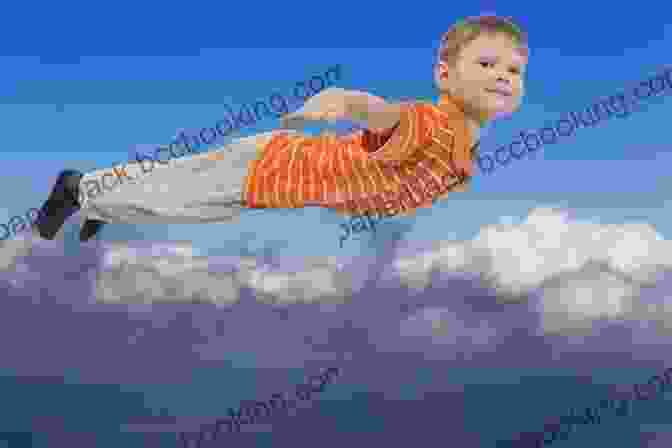 River Spirits Boy Flying Through The Air On The Back Of A Majestic Eagle, Soaring Above A Vibrant Landscape. River Spirits: A Boy His River And Time