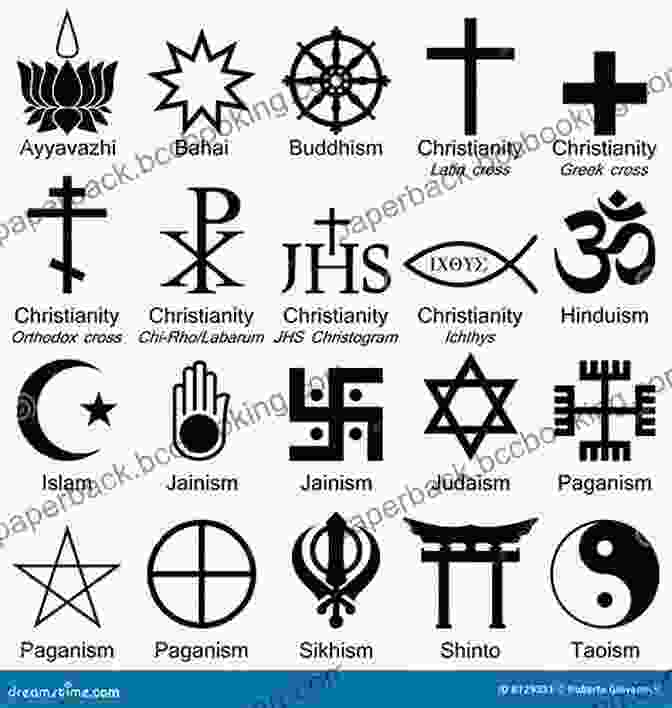 Symbols From Major World Religions, Such As The Christian Cross, Islamic Crescent, And Buddhist Lotus The First Signs: Unlocking The Mysteries Of The World S Oldest Symbols