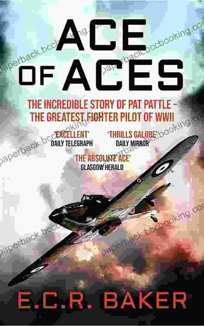 The Diary Of An Ace Fighter Pilot Book Cover Featuring A Fighter Plane Soaring Through The Sky Malta Spitfire: The Diary Of An Ace Fighter Pilot