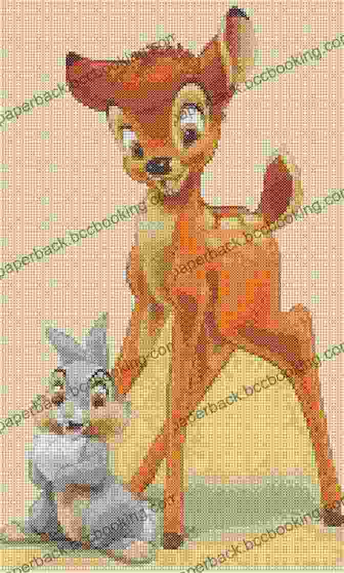 Thumper 14 Count Cross Stitch Book With Thumper From Bambi On The Cover Thumper 14 Count Cross Stitch