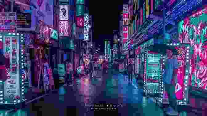 Tokyo's Bustling Street Scene With Neon Lights And Vibrant Colors Beauty And Chaos (Tokyo Moments 1)