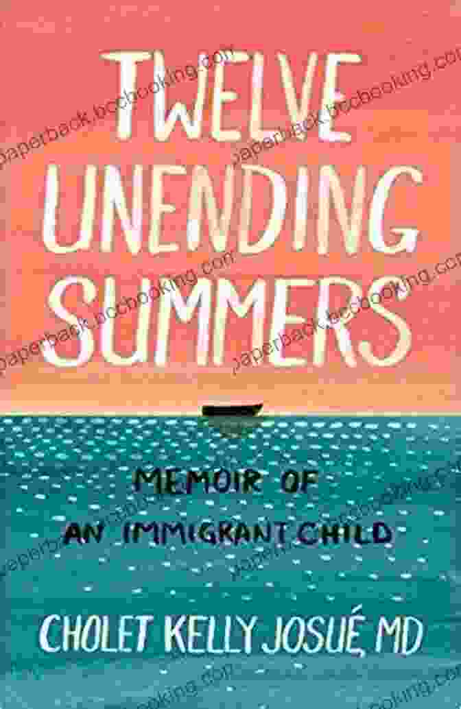 Twelve Unending Summers Book Cover Featuring A Young Girl Standing Alone On A Beach, Looking Out To Sea. Twelve Unending Summers: Memoir Of An Immigrant Child