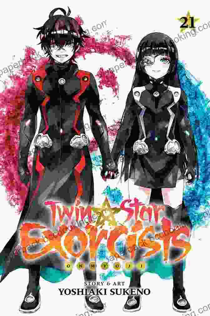 Twin Star Exorcists Vol. 1: Onmyoji Manga Cover Featuring Rokuro And Benio In An Epic Battle Against Evil Spirits Twin Star Exorcists Vol 1: Onmyoji
