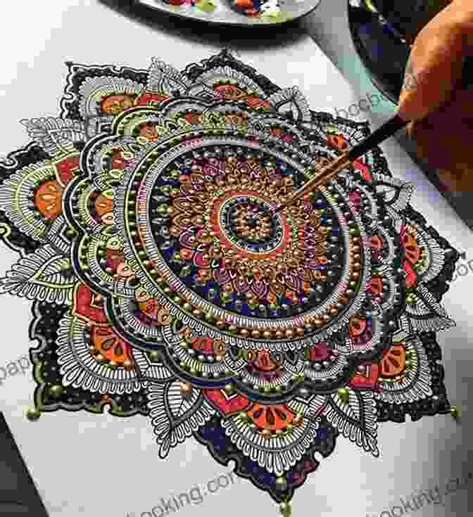 Vibrant And Intricate Mandala Drawn With Precision And Detail Master Mandala Art In Simple Steps: The Comprehensive Guide To Draw Mandala: How Do You Draw A Simple Mandala