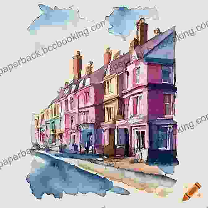 Watercolor Painting Of Notting Hill, Capturing The Picturesque Streets And Vibrant Colors Of One Of London's Most Charming Neighborhoods 50 Paintings Of London: Explore London Scene Paintings With Artworks: London Icons Paintings
