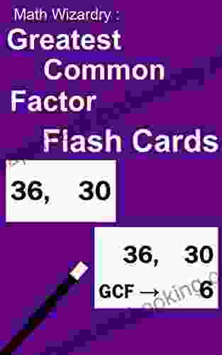 Greatest Common Factor Flash Cards (Factoring Flash Cards 1)